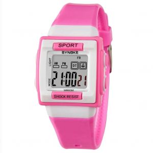 Synoke Students Enfants Montre À La Mode Montre-Bracelet Électronique (Rose) - Neuf