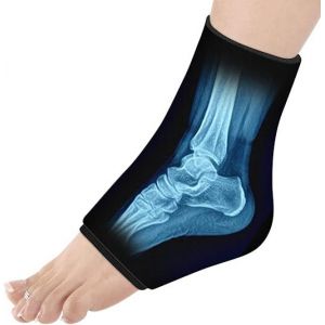 (Noir 2pcs) De La Cheville De La Banquise Enveloppements Pour Les Blessures Réutilisables Pied De La Banquise Extensible Froid Thérapie De Compression Pack Pour La Fasciite Plantaire - Neuf