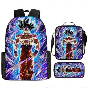Sac A Dos Dragon Ball Pour Ecole Primaire Et Secondaire, Sac A Bandouliere, Trousse A Crayons, Ensemble De Trois Pieces 35-Nmaov - Neuf