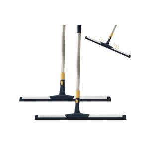 Raclette t&eacute;lescopique pour sols avec long manche - Lot de 2 - Neuf