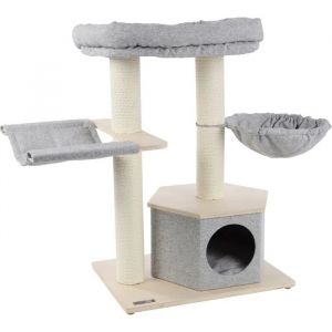 Arbre &Agrave; Chat Avec Hamacs Et Niche - Neuf