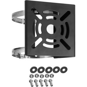 Support Vertical Universel Camera De S&eacute;curit&eacute;,Support D'angle Metal Massif Avec 2 Boucles,Convient Pour Les Cameras Vid&eacute;osurveillance,Lampes Murals,Lampes Scene,Panneaux Solaires(Petite Taille) - Neuf