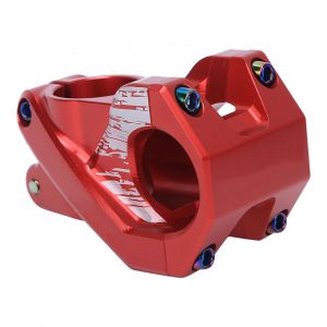Potence De Guidon De Velo Creuse Ultralegere En Alliage D'aluminium, Accessoire De Cyclisme, Rouge - Neuf