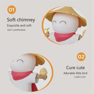 Veilleuse Usb En Forme D'homme De Paille,Luminaire D&eacute;coratif D'int&eacute;rieur,Id&eacute;al Pour Une Table De Chevet Ou Comme Cadeau D'anniversaire - Neuf