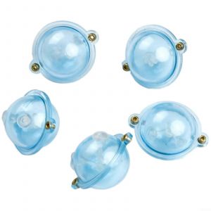 Ensemble De Flotteurs A Bulles Avec Flottabilite Reglable Pour Un Meilleur Lancer, 5 Flotteurs De Peche Ronds - Neuf