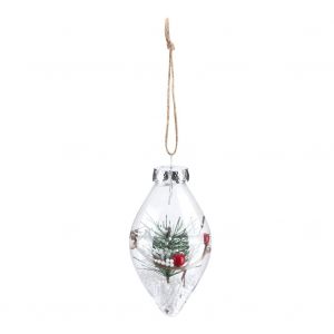 Hjlian Boule De Noel Transparente A Suspendre En Plastique, Decoration D'interieur - Neuf