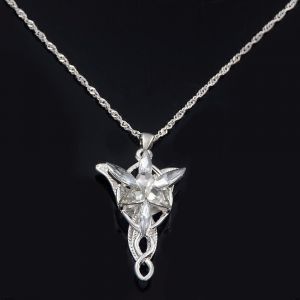 Le Seigneur Des Anneaux Collier Elfe Princesse Arwen Crépuscule Étoile Cristal Pendentif Colliers Pour Femmes Ras De Cou Bijoux Cadeau - Neuf