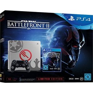 Sony Playstation 4 Slim 1 To Star Wars Battlefront Ii Limited Edition Bundle Argent - Neuf