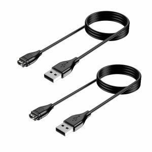 LETNERNY-Chargeur Compatible Pour Forerunner 255 245 935 945 955 55 265 965, Approach S10 S40 S60, Vivosport, Fenix 6 6S 6X Pro 7 7S 7X 5 5S 5X, Vivoactive 5 3 4, 100Cm Câble Usb (2-Usb_A) - Neuf