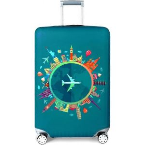 Housse de valise de voyage &eacute;lastique Housse de protection de chariot pour bagages de 24 &agrave; 28 pouces - Neuf