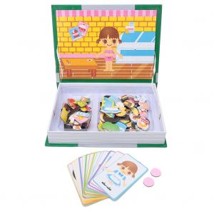 Puzzle magnetique educatif en carton pour enfants d'age prescolaire - Neuf