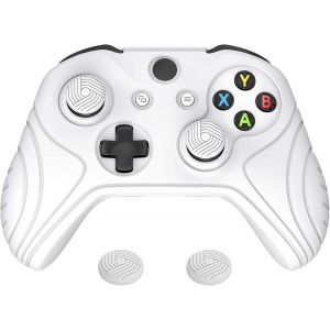 Coque Manette Pour Xbox One X S Housse Protection Avec Capuchon Joystick Pour Xbox One Accessoires Controller Cover Skin Antidérapante-Blanc,Édition Samouraï - Neuf
