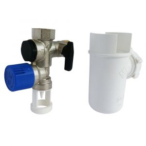 Kit Nf Comprenant 1 Groupe De Sécurité Laiton Et 1 Entonnoir Siphon - Neuf