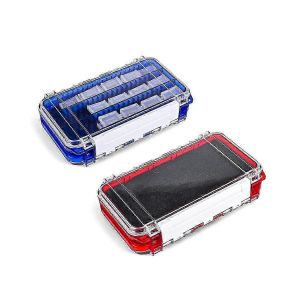 2 Pcs Bo&icirc;te De P&ecirc;che De Roche &Eacute;tanche,Organisateur De Mat&eacute;riel De P&ecirc;che &Agrave; Crochet De Plomb Pour Le Stockage Des Accessoires De Mat&eacute;riel De P&ecirc;che - Neuf