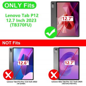 Pour Lenovo Tab P12 Coque Avec Porte-Stylo,Ultra Mince Intelligent Housse Coque &Eacute;tui Pour Lenovo Tab P12 12.7 Pouces,Fleurs[Coq9129885] - Neuf