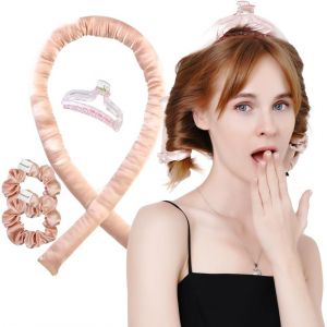 KAL-Fer À Boucler Sans Chaleur Fer À Boucler Sans Chaleur Boucles Sans Chaleur En Satin Boucleur Sans Chaleur Boucleur Sans Chaleur Boucleur De Nuit Ensemble De Boucles Sans Chaleur En Satin Boucleur - Neuf