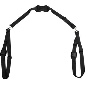 Sangle De Kayak Réglable (Noire¿65-125cm) - Polyvalent - Conçu Pour Le Surf, Le Stand Up Paddle, Le Canoë-Kayak, Le Longboard Et Le Paddle Board - Neuf