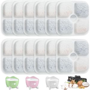 12 Pcs Filtre Fontaine Eau Chat, Filtre Fontaine &Agrave; Eau Pour Chats, Filtre Fontaines Chat Pour Catit Pixi Animaux De Compagnie - Neuf