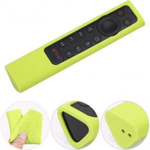 2 Pi&egrave;ces Housse de Protection en Silicone Compatibles avec T&eacute;l&eacute;commande NVIDIA Shield TV Pro/4K HDR, Anti-Rayures &Eacute;tui de Protection &agrave; Distance avec Dragonne Glow in Dark(Bleu+Vert) - Neuf