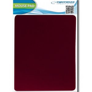 ESPERANZA Tapis de souris textile 22x18x2mm Rouge - Neuf