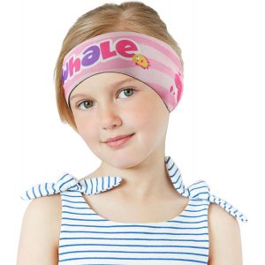 Bandeau De Natation Enfant,Requin Mignon Protection Auditive Bandeau D'oreilles Enfants En Néoprène,Bandeau Sport Élastique Équipement Sport Nautique.[A49] - Neuf