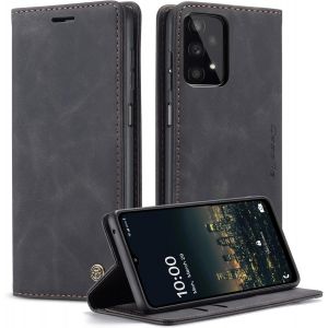 Mdy-Coque Pour Samsung Galaxy A32 5g Pochette, Etui Protection Housse Premium En Cuir Pu,Etui À Rabat Pochette De Portefeuille Étui Pour Samsung A32 5g Case, Noir - Neuf