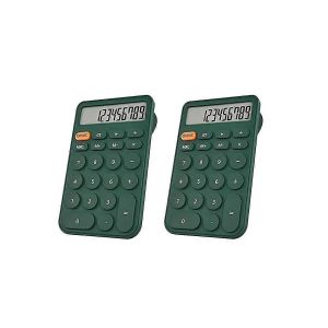 Paquet de 2 calculatrices de base,mini-calculatrices de poche,calculatrice de bureau à 12 chiffres pour le bureau,les étudiants - Neuf