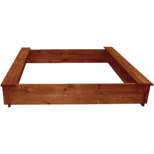 Bac &Agrave; Sable Bois 120x120 Cm - Neuf