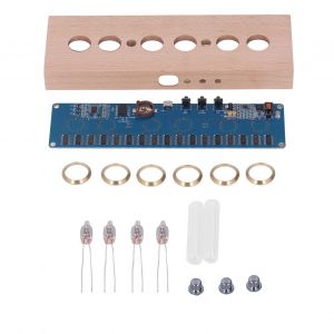 XYONG Horloge a tube lumineux IN14, module d'assemblage d'horloge a tube a monter soi-meme, boitier lumineux, 5 V, 1 A, alimente par USB - Neuf