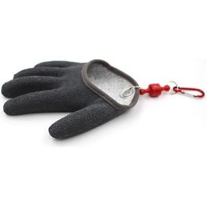 Gant De Pêche Imperméable À L¿Eau Résistant Aux Coupures De Bon Augure, En Fils De Polyéthylène Et De Latex Tissés, Système De Fixation Magnétique - Taille L - Neuf