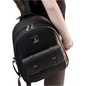 RFCBC-Sac à Dos Femme Élégant Léger, à Main Porté Voyage, Sport Antivol College Fille Ado Tendance Bandoulière, École Étanche Cartable de Loisir en Multicouche Cuirs - Neuf