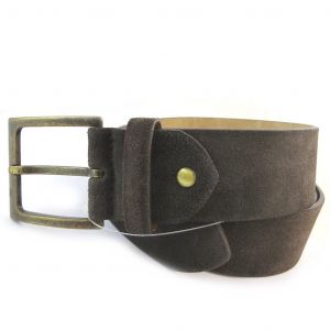 Promotion ! Ceinture Cuir 'lois Jean' Marron Vintage - 4 Cm - Neuf