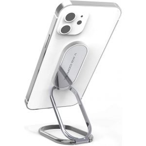 JGD-Support pour Smartphone, Rotation &agrave; Double Sens T&eacute;l&eacute;phone en M&eacute;tal Rotation &agrave; 540&deg; Compatible pour Divers t&eacute;l&eacute;phones Mobiles Les Smartphones - Argent - Neuf