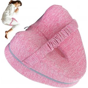Trahoo-Oreiller Orthopédique Pour Les Jambes : Coussin De Genou Pour Les Personnes Dormant Sur Le Côté, Housses Amovibles, Coussin De Jambe En Mousse À Mémoire De Forme Coussin Ergonomique Pour Dormi - Neuf