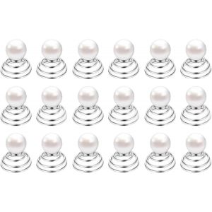 Kal-60 Pièces Épingles À Cheveux En Spirale, Épingles À Cheveux De Mariée Cristal Tourbillon Épingles À Cheveux Perle Épingles À Cheveux Accessoires De Cheveux De Mariage - Neuf