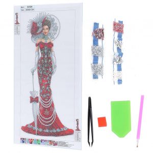 DIY Strass Peinture Dame &Eacute;l&eacute;gante Motif Cristal Peinture Broderie Photo D&eacute;coration KitDZ584 - Neuf