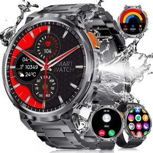 Montre Connectée Homme Avec1,85 Hd Grand Écran, 730mah Batterie Montre Connectee Sport, 120 + Modes Sportifs, Ip68 Montre Homme Etanche, Fréquence Cardiaque 24/7, Android Ios Smartwatch Homme - Neuf