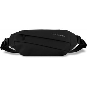 SJZG-Sac Banane Femme&Homme,Unisex Bag Banana Bag Damen Chic Sportif,Etanche &Agrave; L'Eau,De Grande Capacit&eacute;,Avec Des Sangles R&eacute;glables Banane Femme Pour Le Voyage,Le Sport Et La F&ecirc;te(Noir) - Neuf