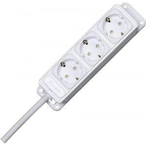 127485014 Unoversal Multiprise Triple avec c&acirc;ble Blanc Arctique 3 m - Neuf