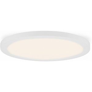 KAL-Aura Luminaire Plafonnier Panneau Encastrable Led Rond Blanc Chaud 24 W Ø 60 À 250 Mm - Neuf