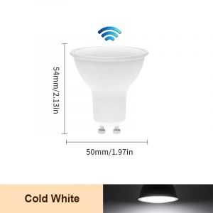 Kalsa-6 Pièces 3w 6w 9w 12w Led Gu10 Capteur Radar Ampoule 220v Capteur De Mouvement Lampe À Led Arrêt Automatique/Sur Blanc Chaud 3000k/Blanc Froid 6000k,Cold White,12w - Neuf
