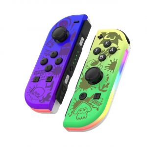 Manette De Jeu Bt 5.2 Avec Vibration Touristique, Contrôleur Pour Nintendo Switch, Lite, Oled, Pomercon, L/R-Splatoon - Neuf