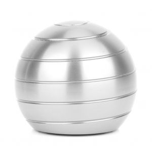 Boule gyroscopique de 38 mm pour soulager la pression, jouet, cadeau, table, bureau, boule ronde, ameublement artisanal (argent) - Neuf