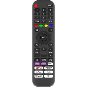 T&eacute;l&eacute;commande En2Ae30H Nouvelle T&eacute;l&eacute;commande De Remplacement Pour Fit For Hisense 4K Uhd Smart Tv H9 H8 H5510G H65 H55 H9G A60 H5500F Series En33922A En33924Hs En33925A[TEL9121739] - Neuf