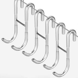 Crochets de douche en verre, lot de 3 crochets pour cabine de douche avec couvercle en silicone, crochet pour serviette, support pour raclette de douche sans perçage, crochet pour radiateur - Neuf