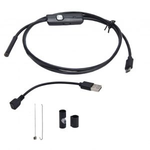 XYONG Endoscope USB etanche avec camera serpent et lumiere LED (1 m) - Neuf
