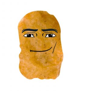Peluches en forme de nuggets de poulet, jouet amusant, gros bloc, oreiller en peluche, pépites mignonnes en peluche-C - Neuf