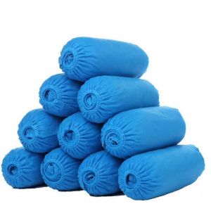 Paquet De 100 (50 Paires) Couvre-Chaussures Et Bottes Jetables Pour La Construction, Le M&eacute;dical, Le Lieu De Travail, La Protection Int&eacute;rieure Et Ext&eacute;rieure (Bleu) - Neuf