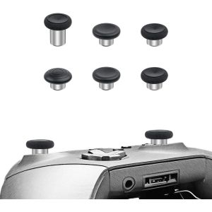 6 En 1 Outils De Remplacement Pour Contrôleur Xbox One Elite Series 2, 6 Thumbsticks Pour Manette Xbox Elite Series 2 Argent - Neuf