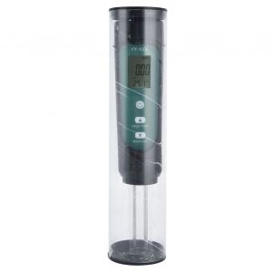 HJLIAN Capteur integre 4 broches EC + temperature, humidite, detecteur de sol, testeur pour jardin (sans retroeclairage YY1000N) - Neuf